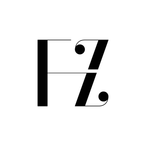 Initials Letters Monogram Logo — ストックベクタ