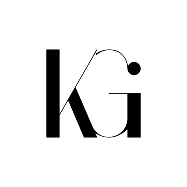 Initials Letters Monogram Logo — Stock vektor