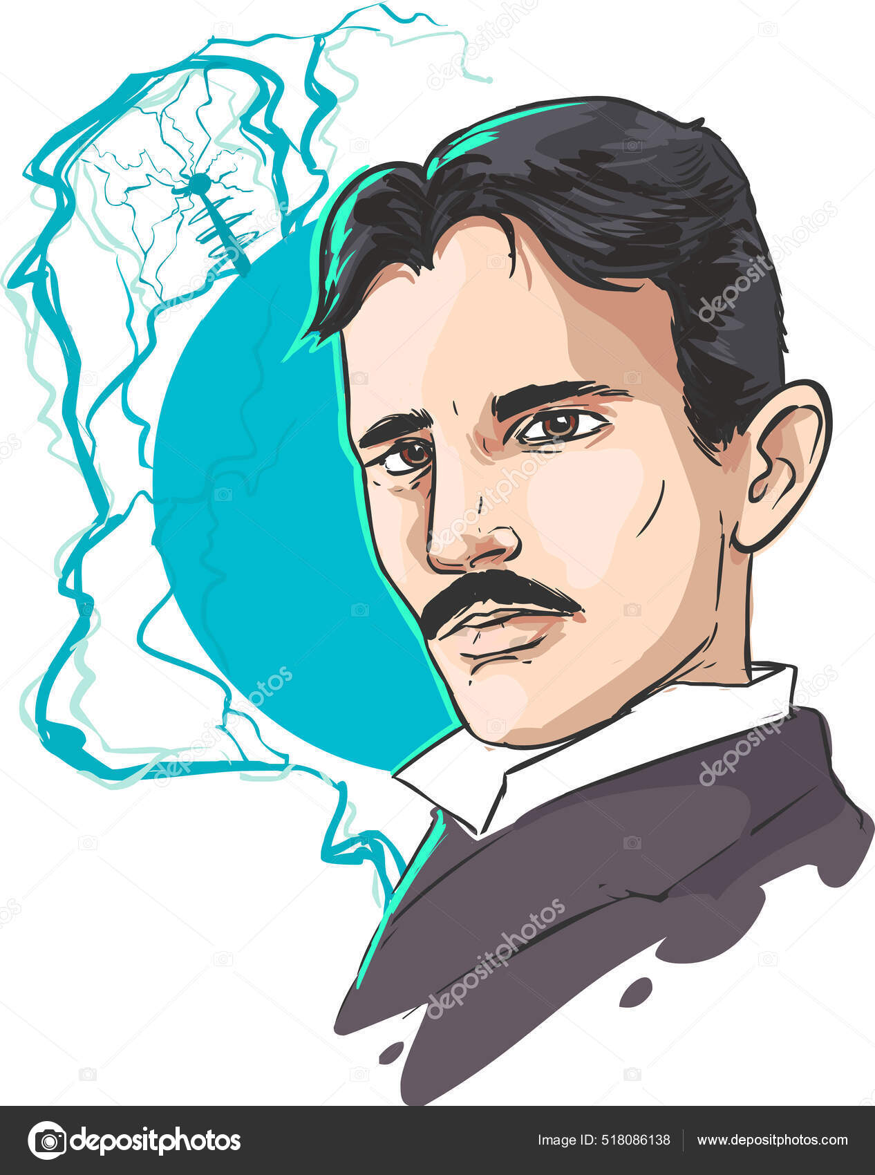 Nikola Tesla Stock Illustrations 125 Nikola Tesla Stock Illustrations