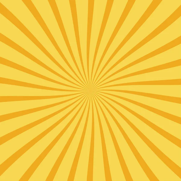 Retro background with curved, rays or stripes in the center. Rotating, spiral stripes. Sunburst or sun burst retro background — Stock Vector