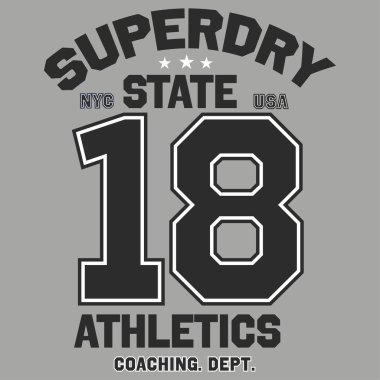 Yaratıcı tişört grafik tasarımı, baskı damgası, New York sporları tipografi amblemi, Vektör illüstrasyonu