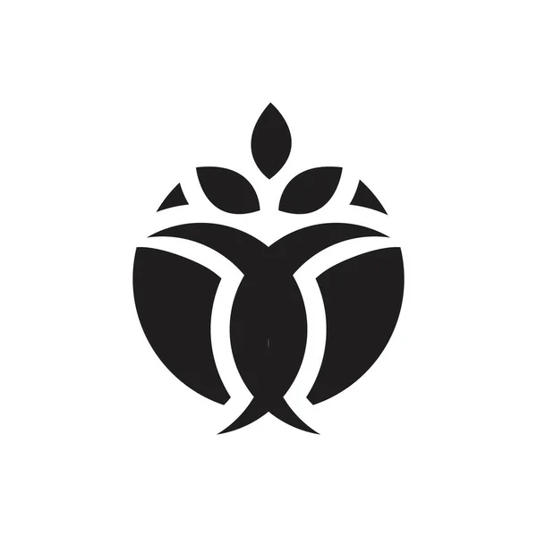 Einfache Design Logo Illustration Für Jedes Markenlabel Geeignet — Stockvektor