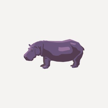 Basit hayvan temalı vektör / illüstrasyon tasarımı