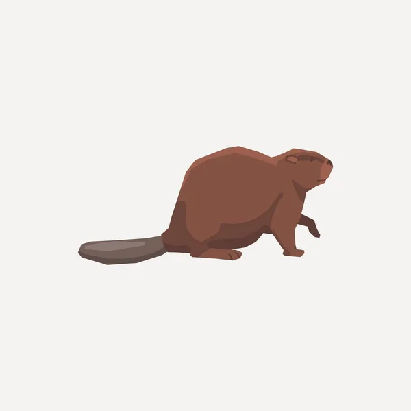 Simple Animal Themed Vector Illustration Design — ストックベクタ