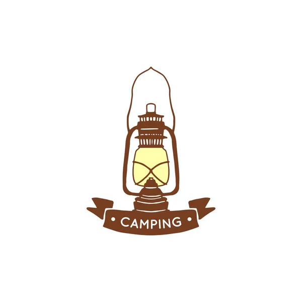 Camping Climbing Themed Vector Design Suitable Company Logos Field Nature — Stockvektor