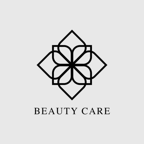 Beauty Herbal Natural Theme Simple Vector Design — 스톡 벡터