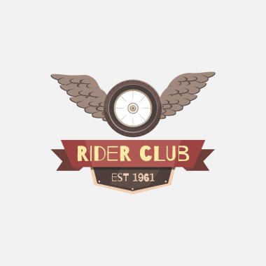 Otomotiv şirketlerinde marka logoları için uygun bir motosiklet temalı vektör tasarımı