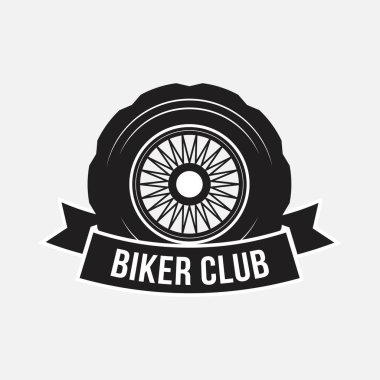 Otomotiv şirketlerinde marka logoları için uygun bir motosiklet temalı vektör tasarımı