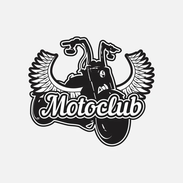 Otomotiv şirketlerinde marka logoları için uygun bir motosiklet temalı vektör tasarımı