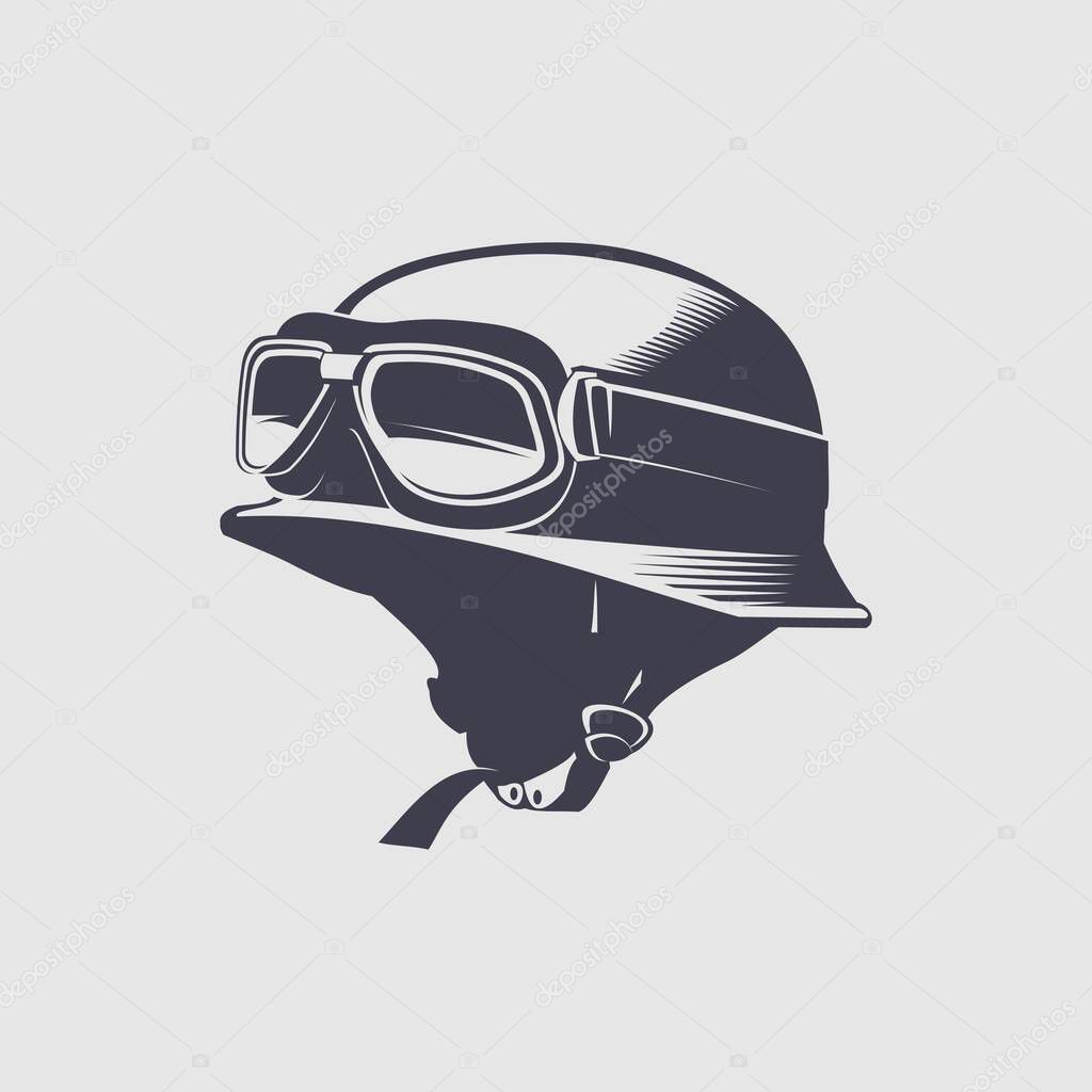Vector design with a motorcycle theme, suitable for brand logos in automotive companies