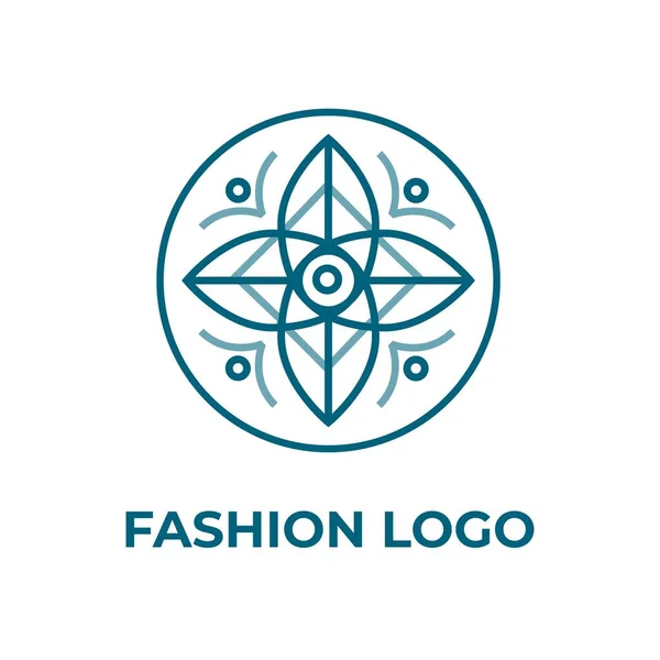 Simple Vector Logo Design Fashion Theme — Vetor de Stock