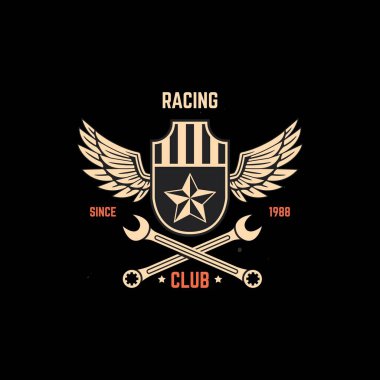 Motosiklet temalı vektör tasarımı tüm yazdırma ortamlarında kullanmak için uygundur, vs..