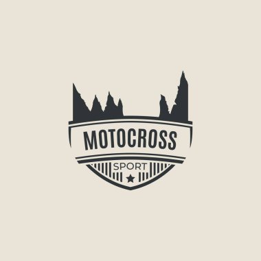 Motorcycle-themed vector design is suitable for use in all print media, etc.