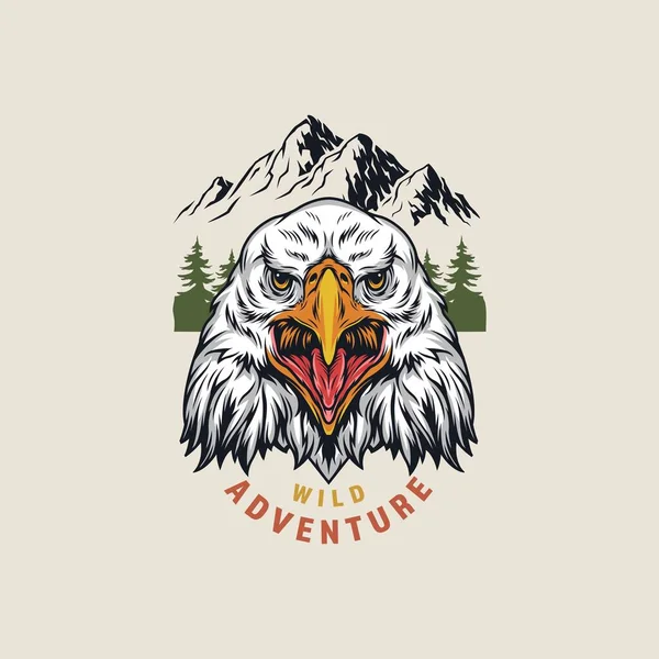 Kartal temalı vektör tasarımı