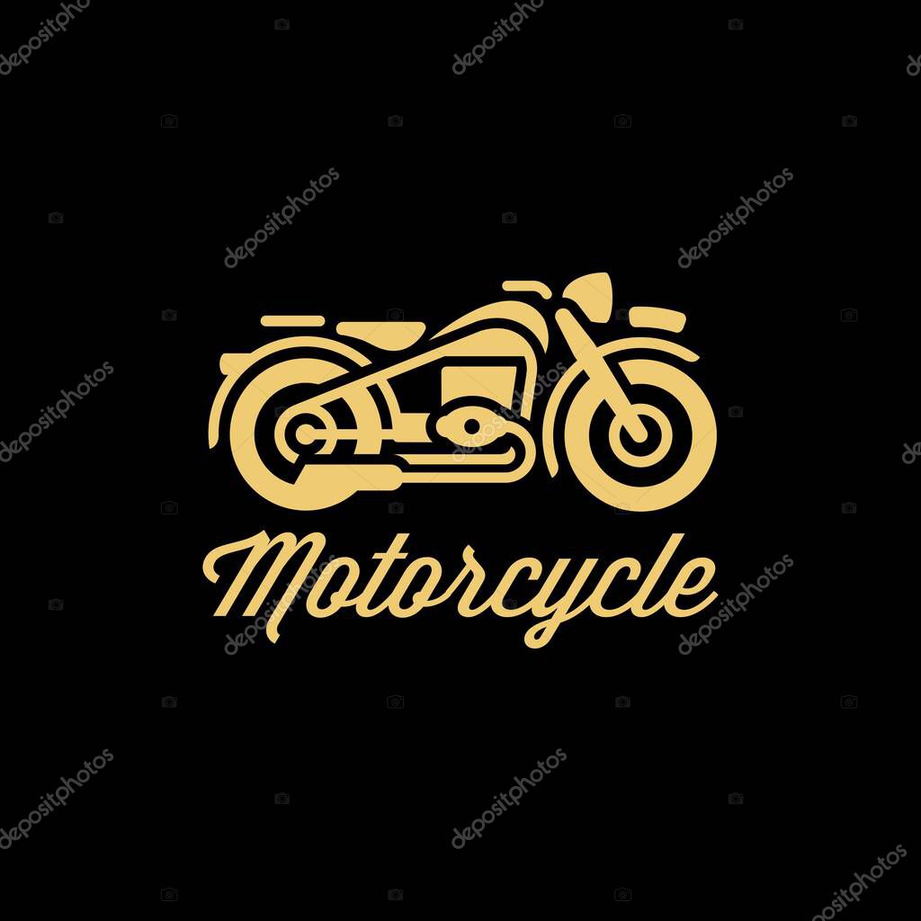 Motorcycle-themed vector design is suitable for use in all print media, etc.