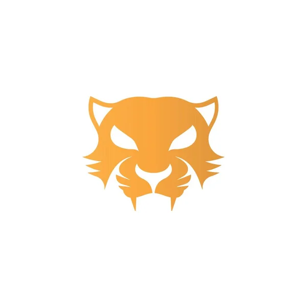 Tiger Animal Themed Vector Design — Stockový vektor