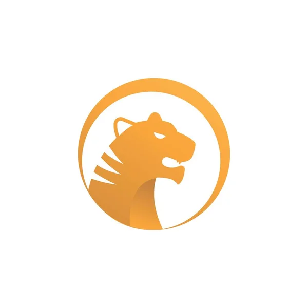 Tigre Animal Thème Vectoriel Design — Image vectorielle