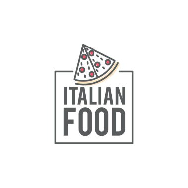 Yemek, yemek ve restoran temalı vektör tasarımı