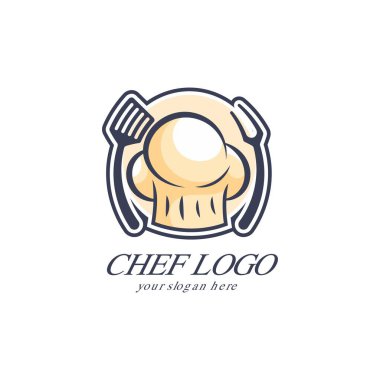 Yemek, yemek ve restoran temalı vektör tasarımı