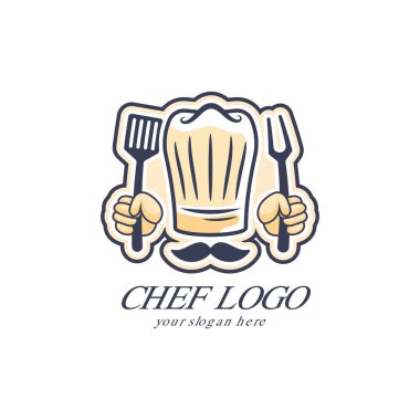 Yemek, yemek ve restoran temalı vektör tasarımı