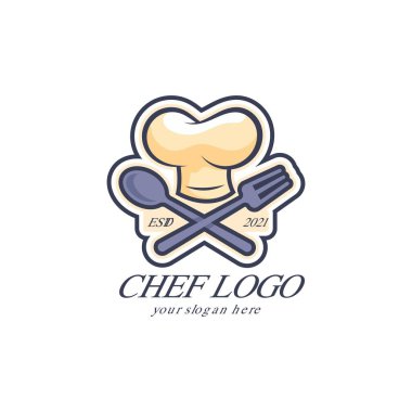 Yemek, yemek ve restoran temalı vektör tasarımı