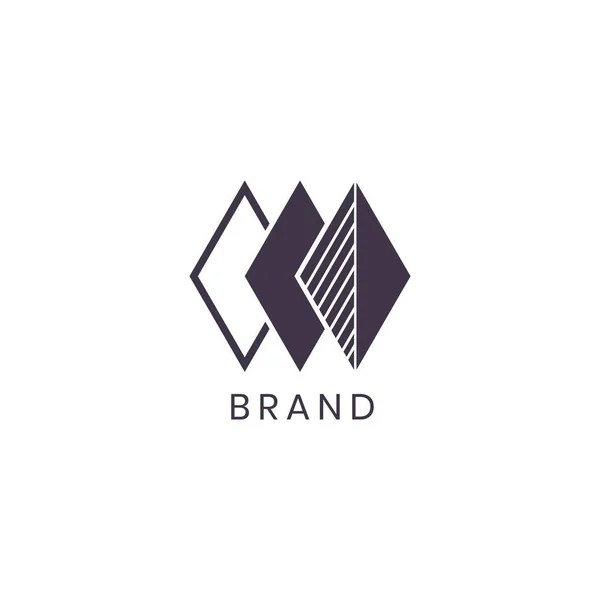 Design Vetor Com Tema Logotipos Industriais Marcas Comerciais Adequado Para —  Vetores de Stock