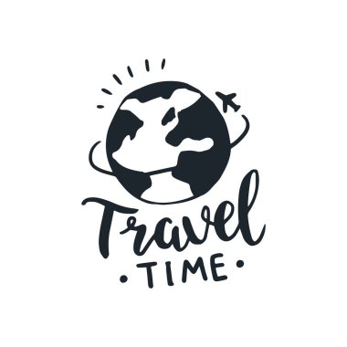 Tatil yolculuğu temalı vektör tasarımı