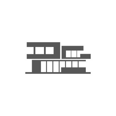 Ofis, ev vb gibi binalar şeklinde vektör tasarımı