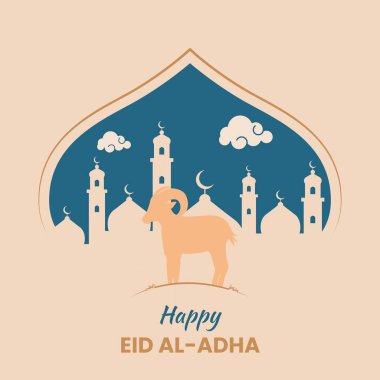 Kurban temalı vektör tasarımı