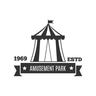 Tema parkı temalı vektör tasarımı