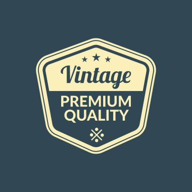 Vektör tasarımı veya klasik temalı logo