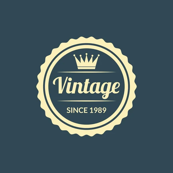 Design Vectoriel Logo Vintage Thème — Image vectorielle