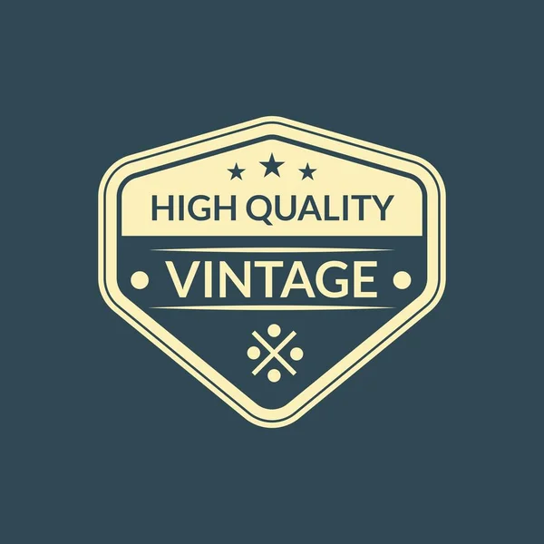 Vektor Design Oder Vintage Logo — Stockvektor