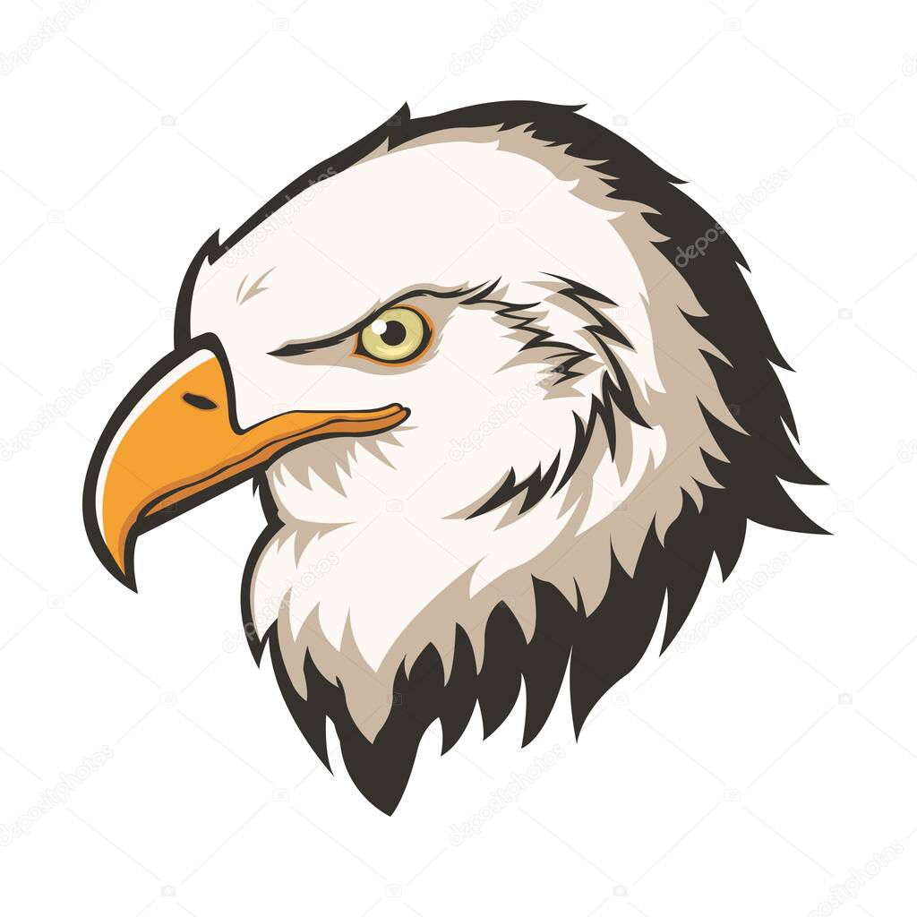 Eagle themed logo or vector design