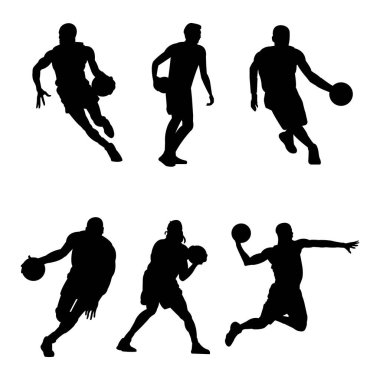 Basketbol temalı vektör tasarımı