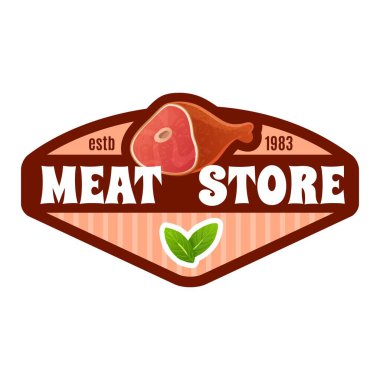 Biftek, et, tavuk vs. gibi yemek menüsü temalı vektör tasarımı