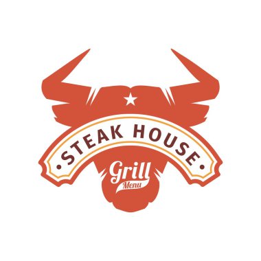 Biftek, et, tavuk vs. gibi yemek menüsü temalı vektör tasarımı