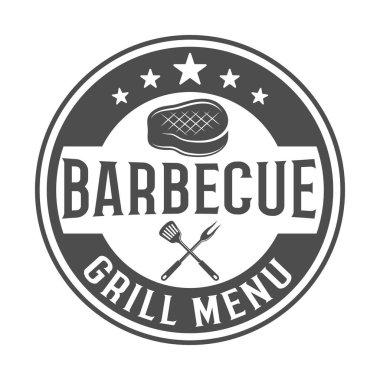 Biftek, et, tavuk vs. gibi yemek menüsü temalı vektör tasarımı