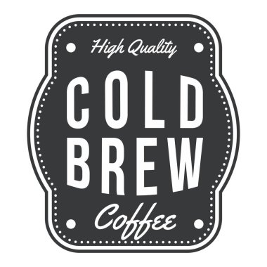 Kahve içecek temalı vektör tasarımı dükkan veya kafe etiketleri için uygundur