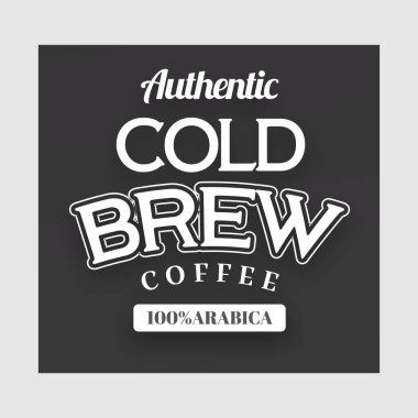 Kahve içecek temalı vektör tasarımı dükkan veya kafe etiketleri için uygundur