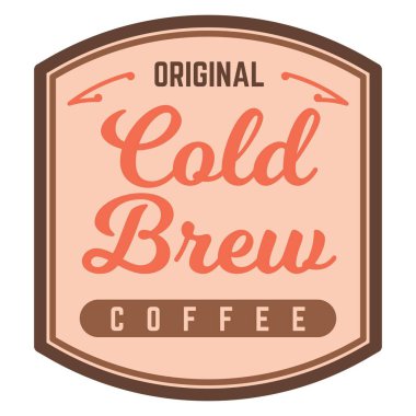 Kahve içecek temalı vektör tasarımı dükkan veya kafe etiketleri için uygundur