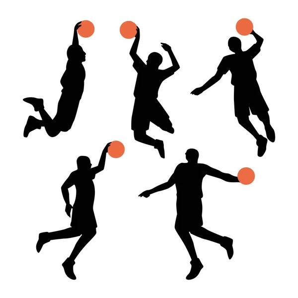 Conception Vectorielle Sur Thème Basketball — Image vectorielle