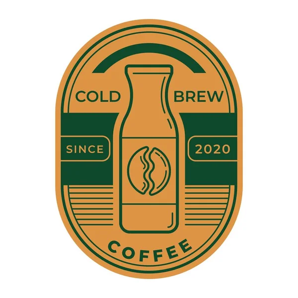 Векторный Дизайн Кофейных Напитков Подходит Этикеток Магазинов Кафе — стоковый вектор