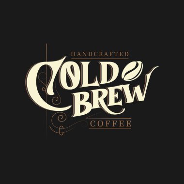 Kahve içeceği temalı vektör tasarımı