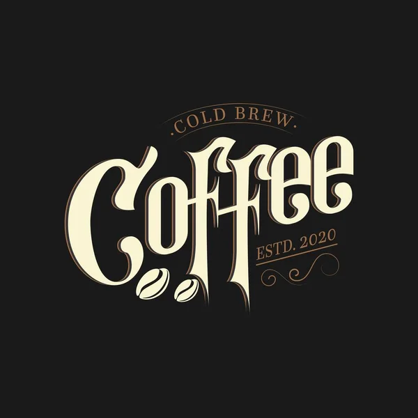 Kaffe Dryck Tema Vektor Design — Stock vektor