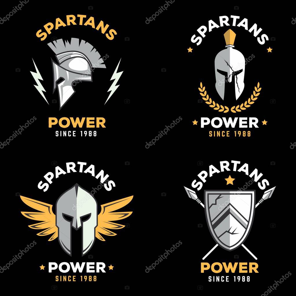 Knight warrior themed vector design