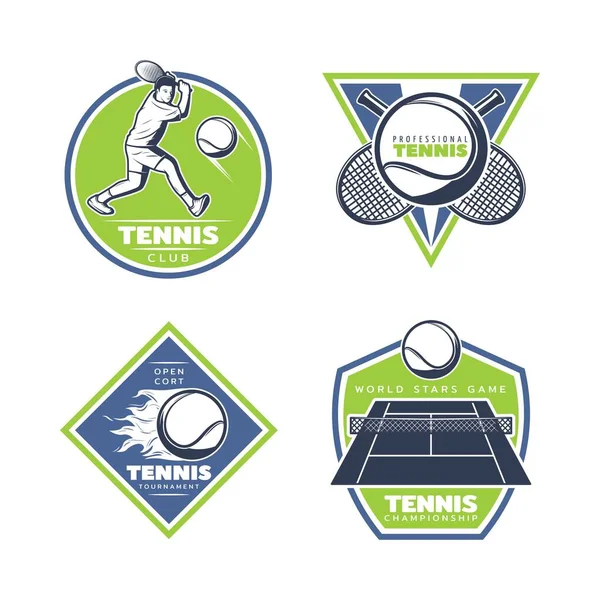 Tennis Sport Thème Vectoriel Design — Image vectorielle