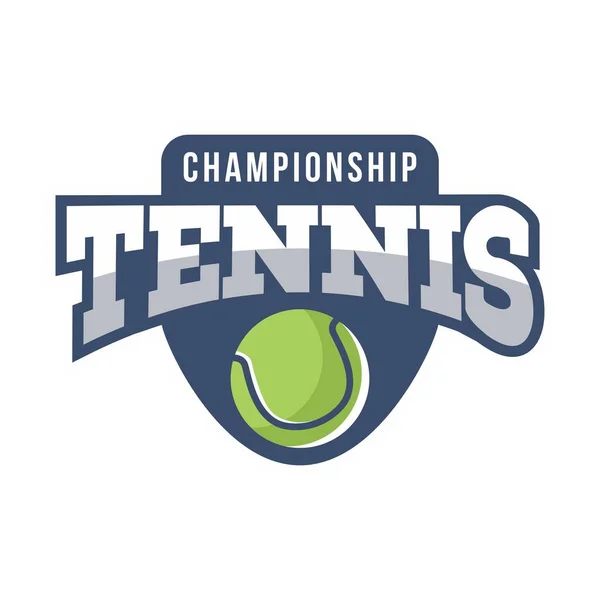 Tennis Sport Thème Vectoriel Design — Image vectorielle