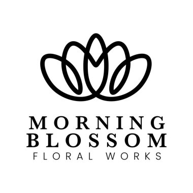 Güzel çiçek temalı vektör tasarımı