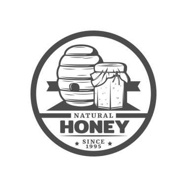Bal temalı vektör tasarımı bal üretim şirketlerinde logolar veya ticari markalar için uygundur